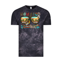 Cloud Black Mom Bad Summer Vintage Tee - CowhideDigitalArt