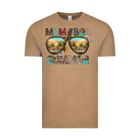 Vintage Coffee Mom Bad Summer Vintage Tee - CowhideDigitalArt
