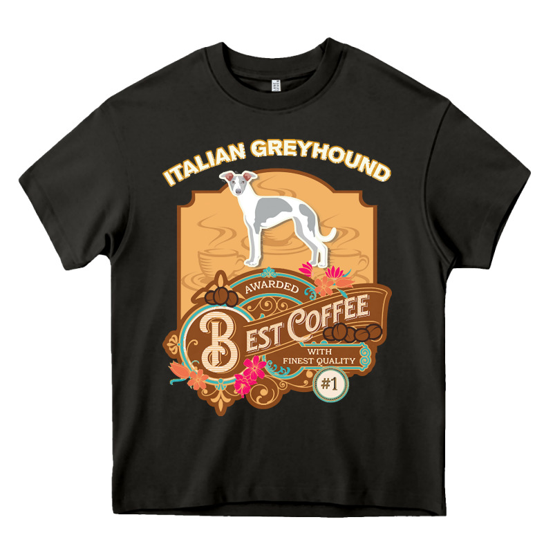 Mom T  Shirt Italian Greyhound Best Coffee   Dog Owner Coffee Lover Gi Heavy Core Tee by linhVisuals | Teevron