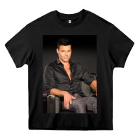 Black who is ricky martin playing in ameri Heavy Core Tee - linhVisuals