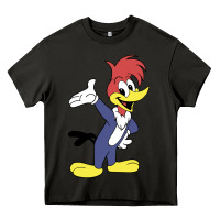 Asphalt woody woodpecker Heavy Core Tee - linhVisuals