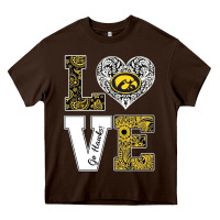 Chocolate Brown h4wk5 tshirt Heavy Core Tee - linhVisuals