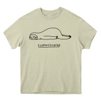 Mossy Funny Animal Sloth SLOPHISTICATED Heavy Core Tee - linhVisuals