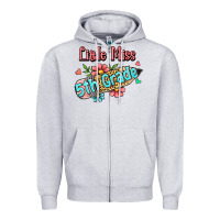 Heather Grey little miss fifth grade Zipper Hoodie - Jasminsmagicworld