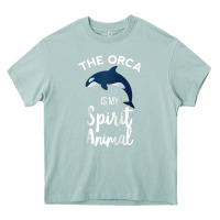 Arona orca spirit animal killer whale ocean sea marine funny water raglan ba Heavy Core Tee - linhVisuals
