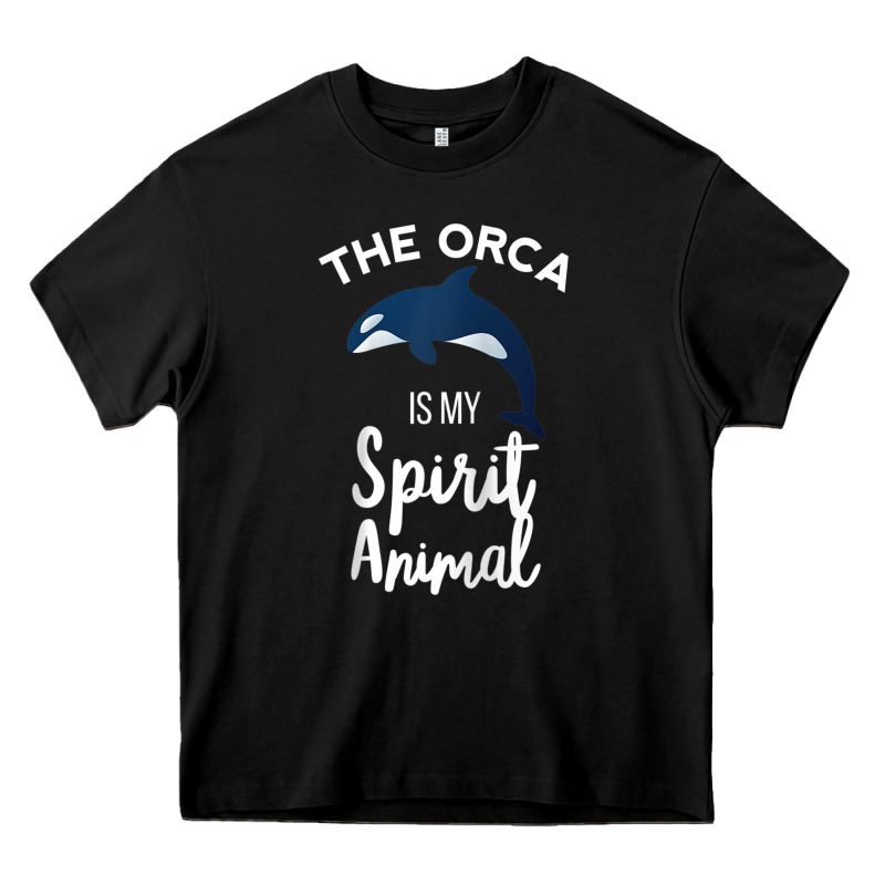 Orca Spirit Animal Killer Whale Ocean Sea Marine Funny Water Raglan Ba Heavy Core Tee by linhVisuals | Teevron