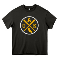 Asphalt retro oakland baseball emblem vintage oak premium Heavy Core Tee - linhVisuals