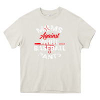 Cream moms against white baseball pants sport lover mothers day Heavy Core Tee - linhVisuals