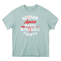 Arona moms against white baseball pants sport lover mothers day Heavy Core Tee - linhVisuals