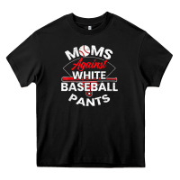 Black moms against white baseball pants sport lover mothers day Heavy Core Tee - linhVisuals