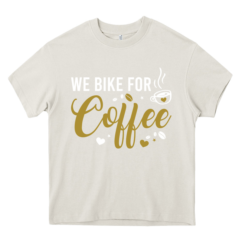 We Bike For Coffee T Shirt Heavy Core Tee by linhVisuals | Teevron