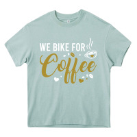 Arona we bike for coffee t shirt Heavy Core Tee - linhVisuals