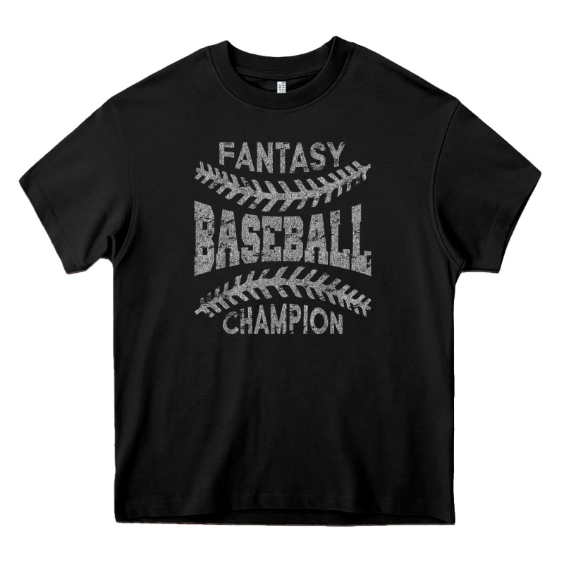 Fantasy Baseball Champion Distressed Heavy Core Tee by linhVisuals | Teevron