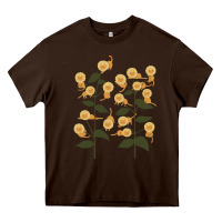 Chocolate Brown Funny Cat Camouflage Heavy Core Tee - linhVisuals