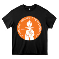Black california institute of technology Heavy Core Tee - linhVisuals
