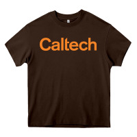 Chocolate Brown california institute of technology Heavy Core Tee - linhVisuals