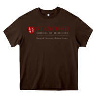 Chocolate Brown stanford school of medicine Heavy Core Tee - linhVisuals