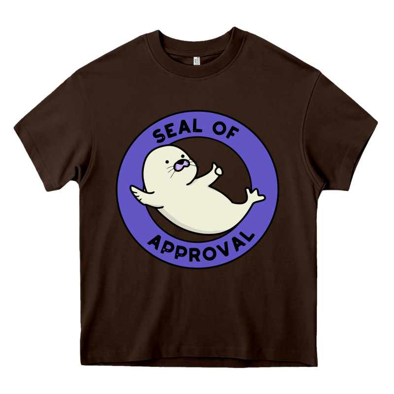 Seal Of Approval Baby Art Heavy Core Tee by linhVisuals | Teevron