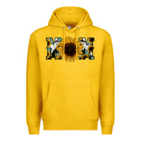 Lemon Sunflower Cowhide Mom Premium Hoodie - Jasminsmagicworld
