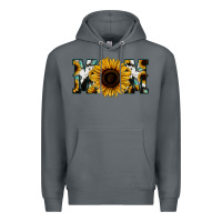 Rock Sunflower Cowhide Mom Premium Hoodie - Jasminsmagicworld