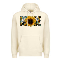 Sandshell Sunflower Cowhide Mom Premium Hoodie - Jasminsmagicworld