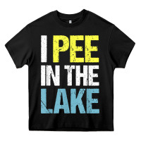 Black i pee in the lake funny summer vacation t shirt Heavy Core Tee - linhVisuals