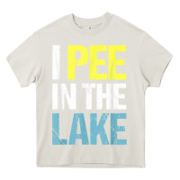 Cream i pee in the lake funny summer vacation t shirt Heavy Core Tee - linhVisuals