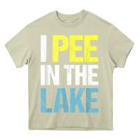 Mossy i pee in the lake funny summer vacation t shirt Heavy Core Tee - linhVisuals