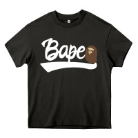 Asphalt bape text Heavy Core Tee - linhVisuals