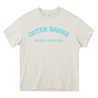 Cream north carolina outer banks obx nc beach gift long sleeve t shirt Heavy Core Tee - linhVisuals
