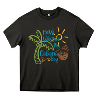Asphalt now where's my cabana boy, beach palm tree coconut t shirt Heavy Core Tee - linhVisuals