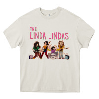 Cream growing up   the linda lindas Heavy Core Tee - linhVisuals