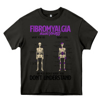 Asphalt fibromyalgia awareness do not judge what you dont understand Heavy Core Tee - linhVisuals