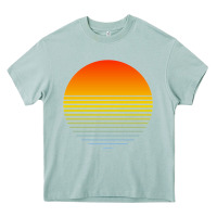 Retro Sunset Heavy Core Tee | Teevron