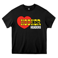 Black hooker headers Heavy Core Tee - linhVisuals