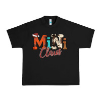 Black Mini Claus Urban Heavy Tee - CowhideDigitalArt