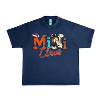 Navy Mini Claus Urban Heavy Tee - CowhideDigitalArt