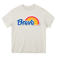 Cream bravo supermarket Heavy Core Tee - linhVisuals