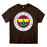 Chocolate Brown fenerbahçe Heavy Core Tee - linhVisuals