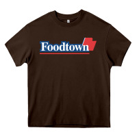 Chocolate Brown foodtown Heavy Core Tee - linhVisuals