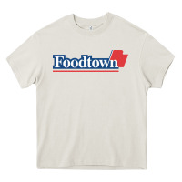 Cream foodtown Heavy Core Tee - linhVisuals