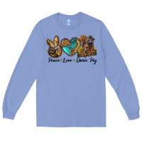 Colony Blue peace love duroc pig Long Sleeve Tee - LillyAllenDesigns