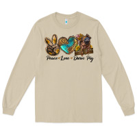 Mushroom peace love duroc pig Long Sleeve Tee - LillyAllenDesigns