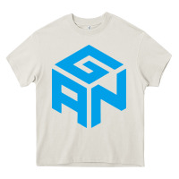 Cream gancube Heavy Core Tee - linhVisuals