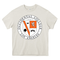 Cream Occidental College Heavy Core Tee - linhVisuals