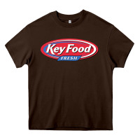 Chocolate Brown keyfood fresh Heavy Core Tee - linhVisuals