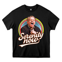 Black serenity later serenity now Heavy Core Tee - linhVisuals