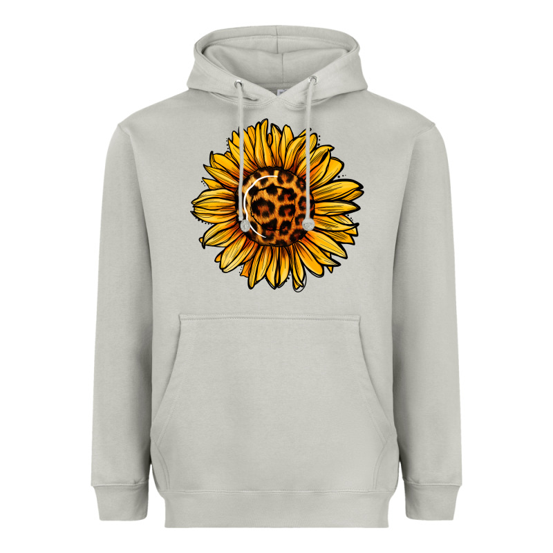 Sunflower Leopard Heavyweight Hoodie by Jasminsmagicworld | Teevron