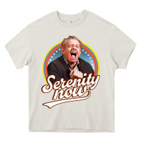 Cream serenity later serenity now Heavy Core Tee - linhVisuals