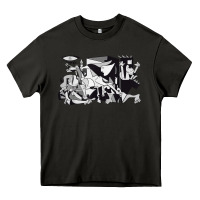 Asphalt guernica artwork Heavy Core Tee - linhVisuals